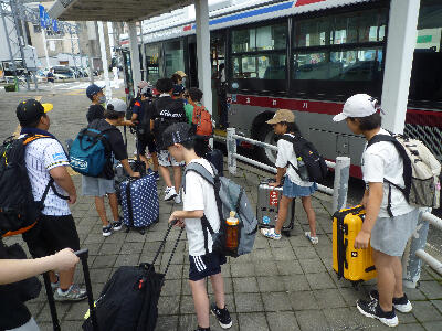 稚内駅からバスで移動