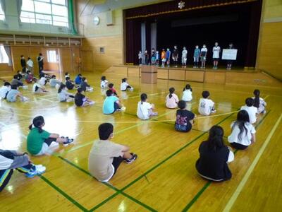 ２学期の目標発表②