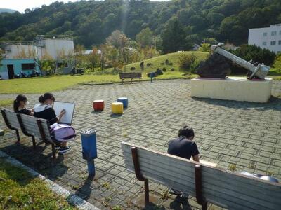 公園のモニュメント